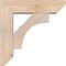 Ekena Millwork Westlake Slat Smooth Bracket w/ Offset Brace, Douglas Fir, 5 1/2"W x 18"D x 18"H BKT0604X18X18WTL06SDF - alternate 2